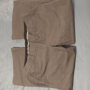 Studio Y Brown Wide Leg Dress Pants size 13 14 short